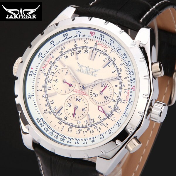 Military Leather Strap Wrist Watch