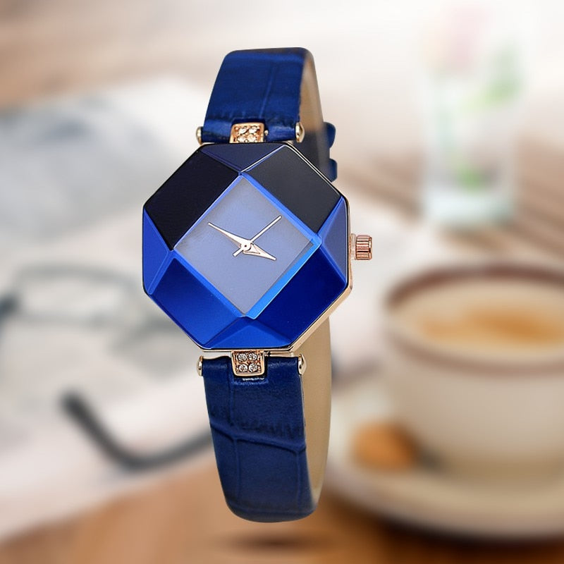 Gem Cut Women Watches