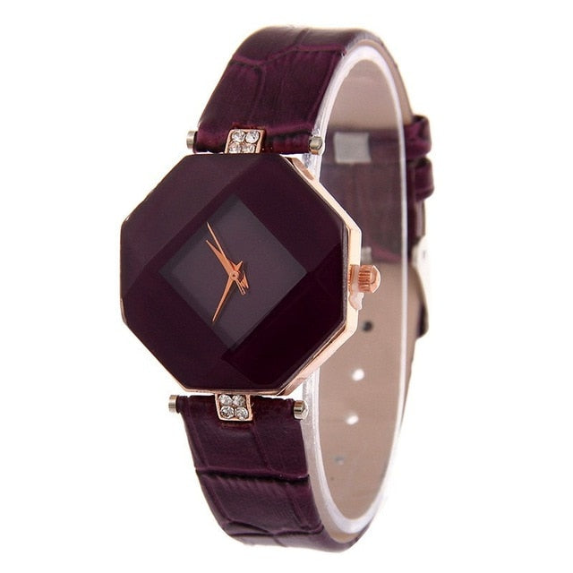 Gem Cut Women Watches